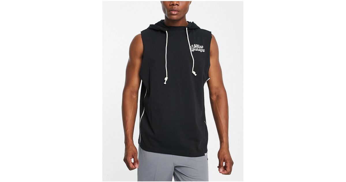 Nike basketball sleeveless outlet hoodie