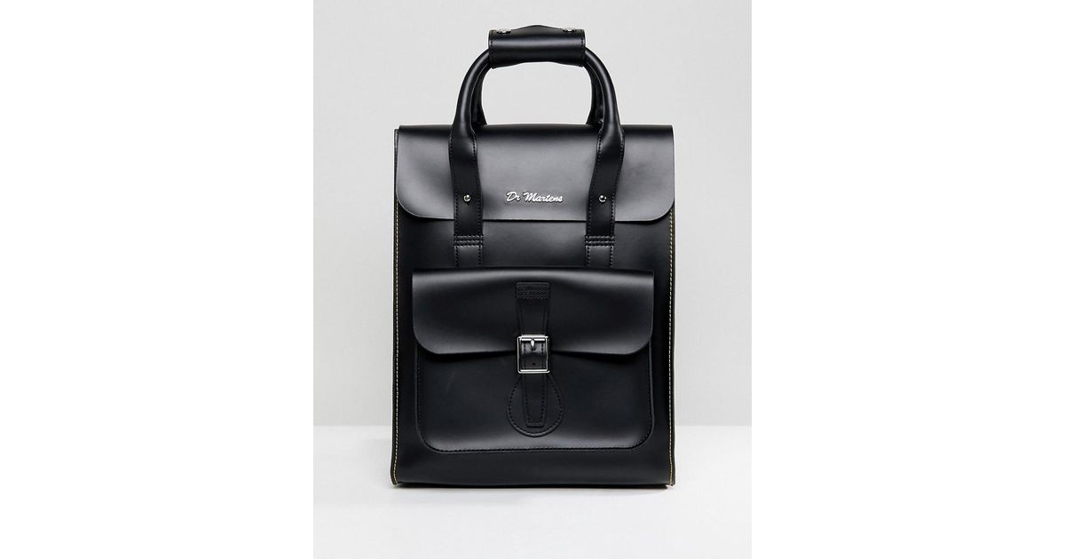 dr martens small leather backpack