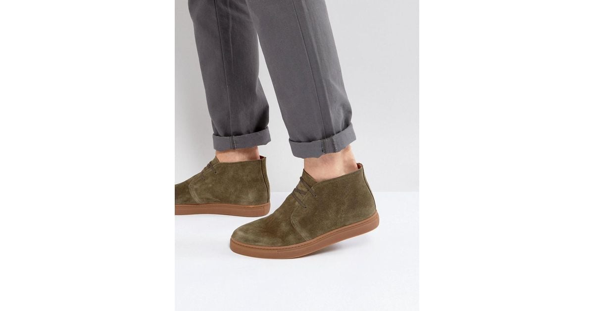 khaki chukka boots