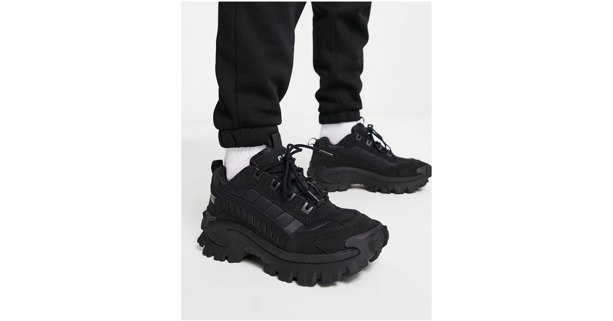 Caterpillar Cat Intruder Trainers in Black for Men Lyst