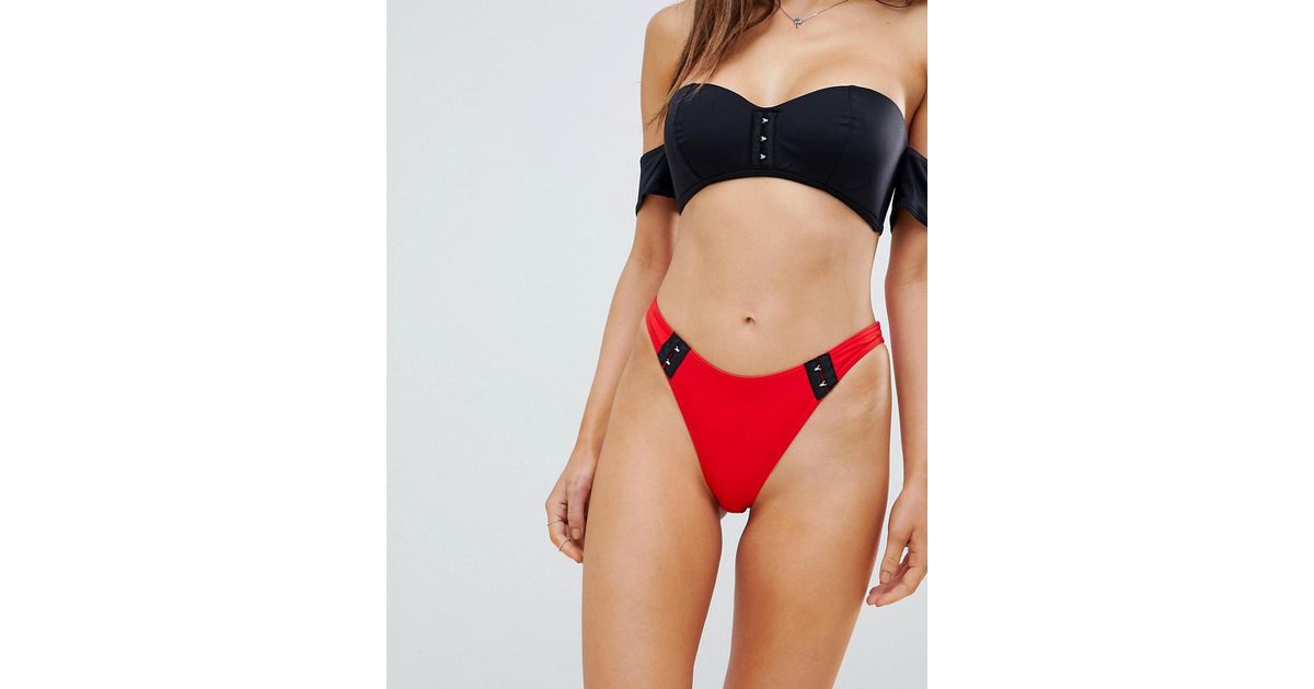 high leg hipster bikini bottom