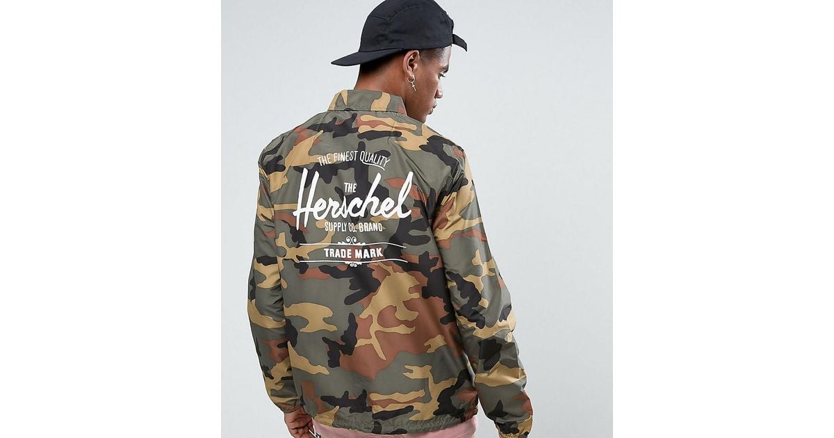 herschel camo jacket