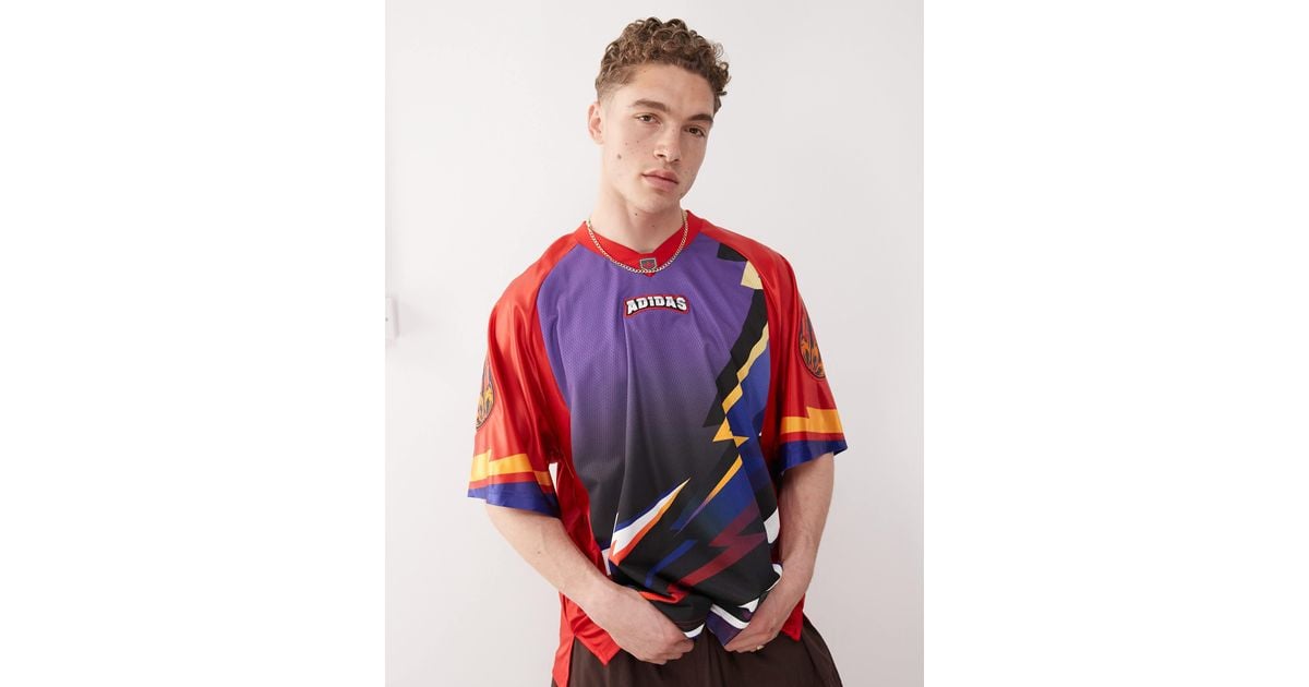 adidas Originals Adilenium Season 3 Team Jersey in Red for