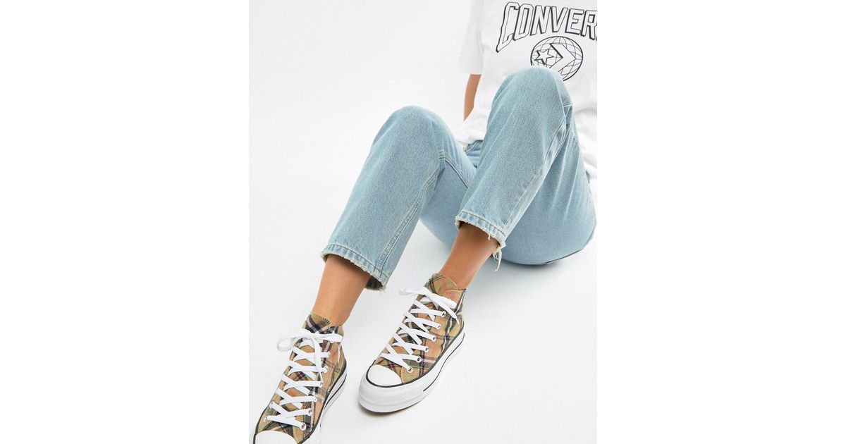 bershka converse platform