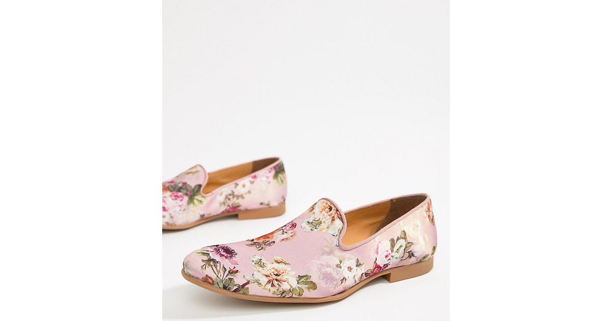 asos pink loafers