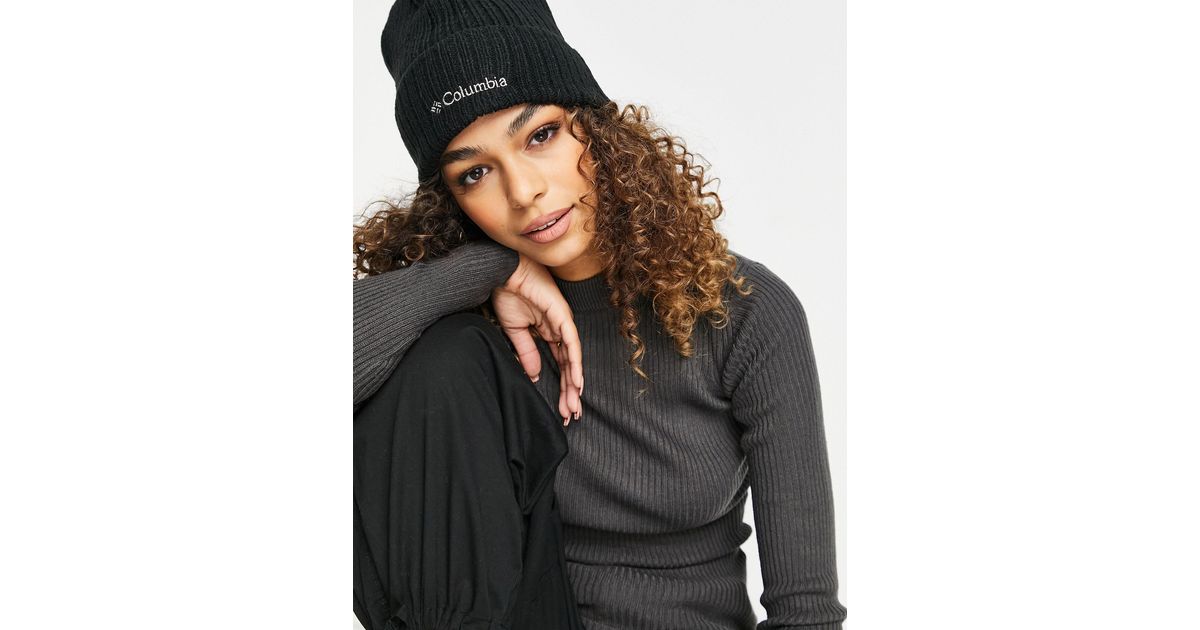 Columbia Watch Cap Beanie in Black 