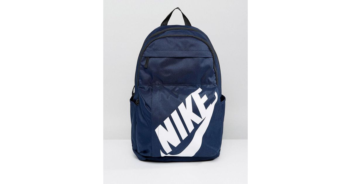 Nike Nike Logo Backpack In Navy Ba5381-451 in Blue for Men | Lyst Australia