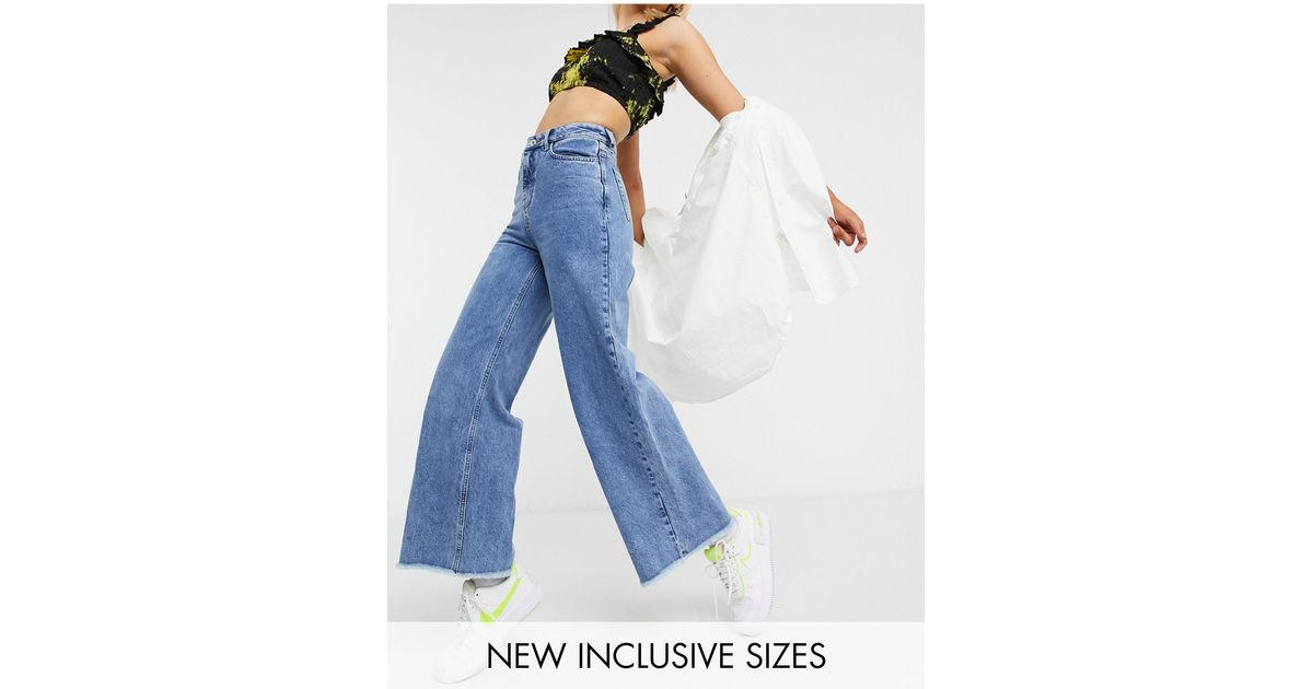 Collusion Denim X008 Wide Leg Jeans in 