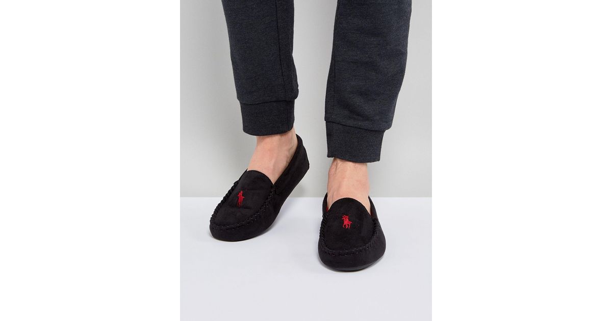 ralph lauren dezi moccasin slippers