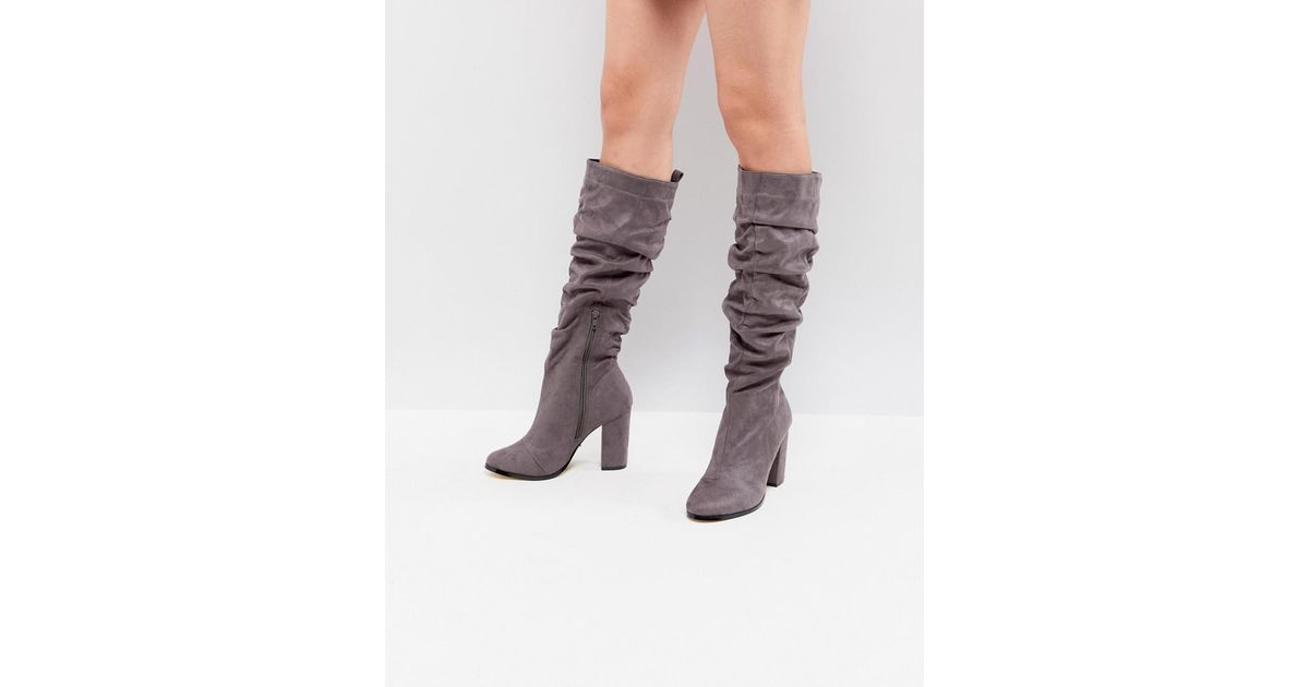 lipsy quilted boots