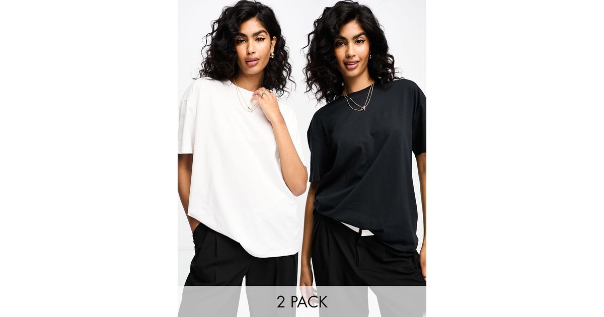 ASOS Oversized Tshirt in Black Lyst