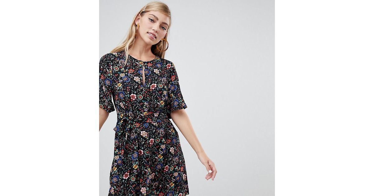 oasis crushed ditsy floral dress