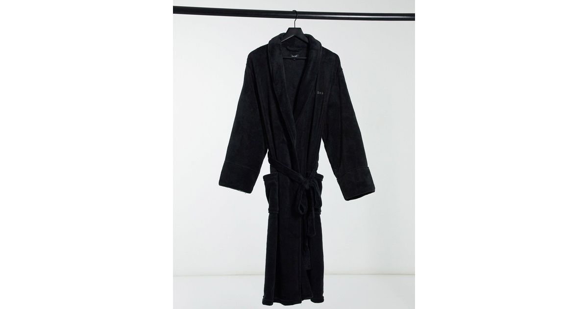 dkny dressing gown mens