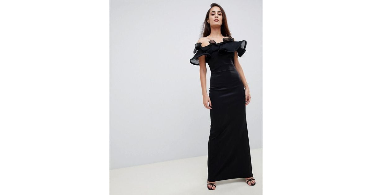 lipsy tigerlily bardot dress