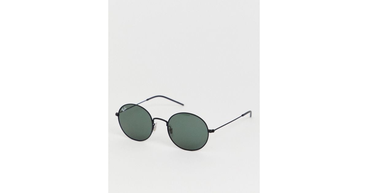 ray ban black oval sunglasses