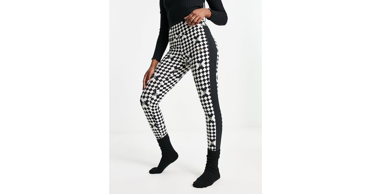 adidas Originals 'ski Chic' Printed Stirrup leggings in Black | Lyst
