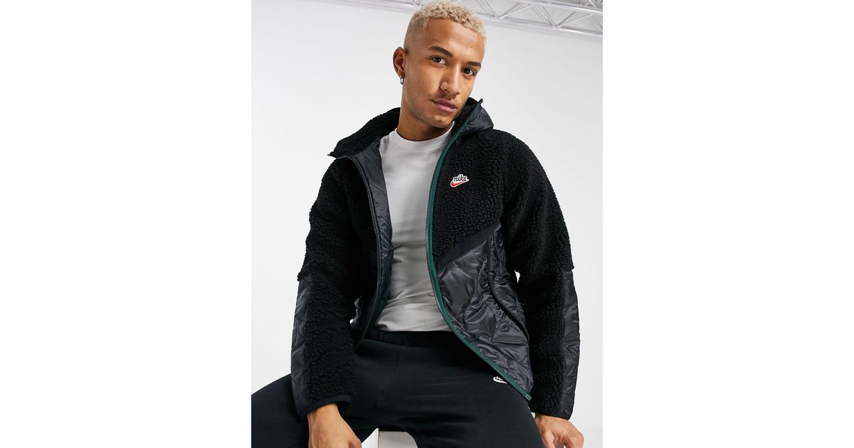 Nike Sportswear Heritage Essentials Reversible Jacket Black