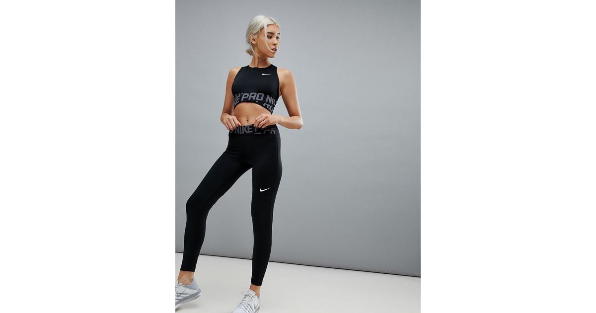 Nike Nike – pro training – e leggings mit überkreuztem design in