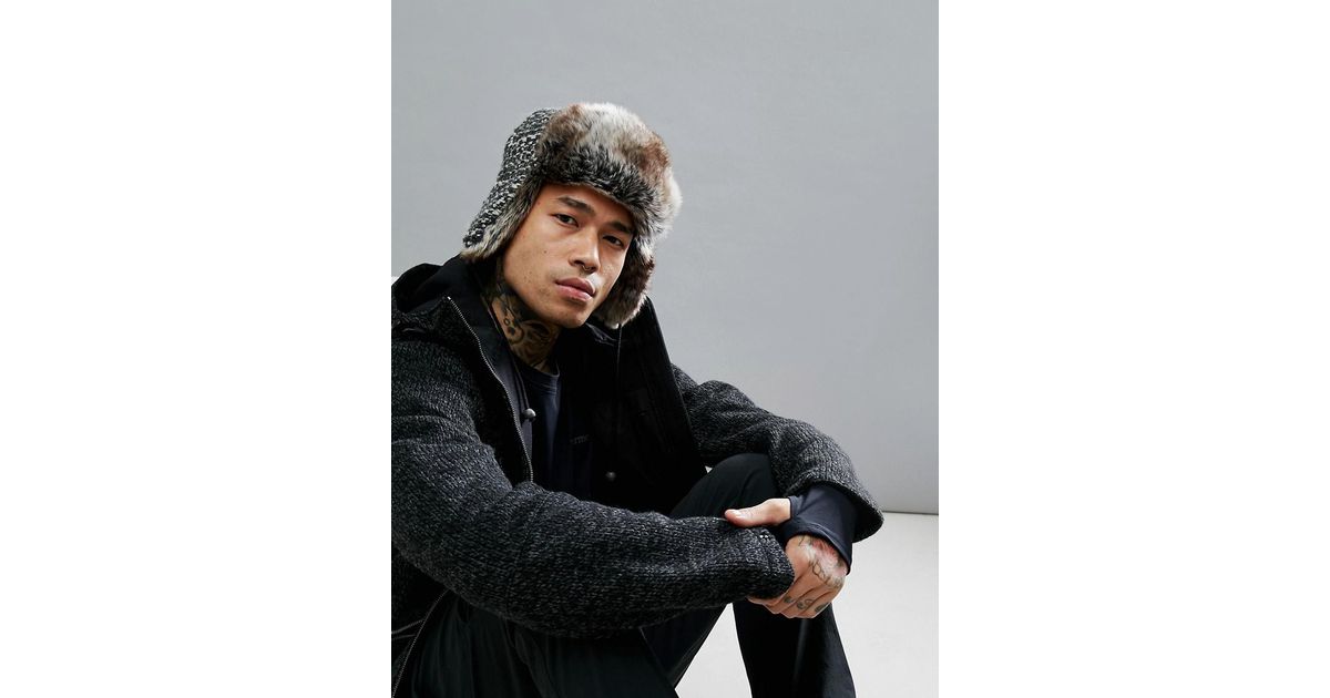 Wool Kaldi Arctic Faux Fur Trapper Hat 