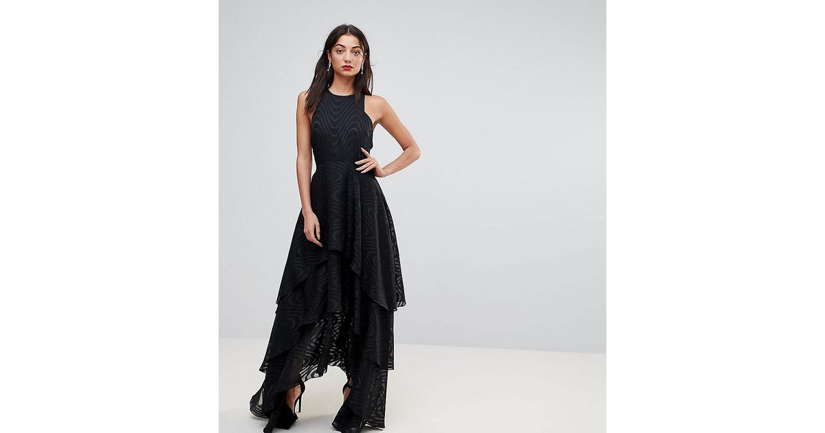 yas tiered maxi dress