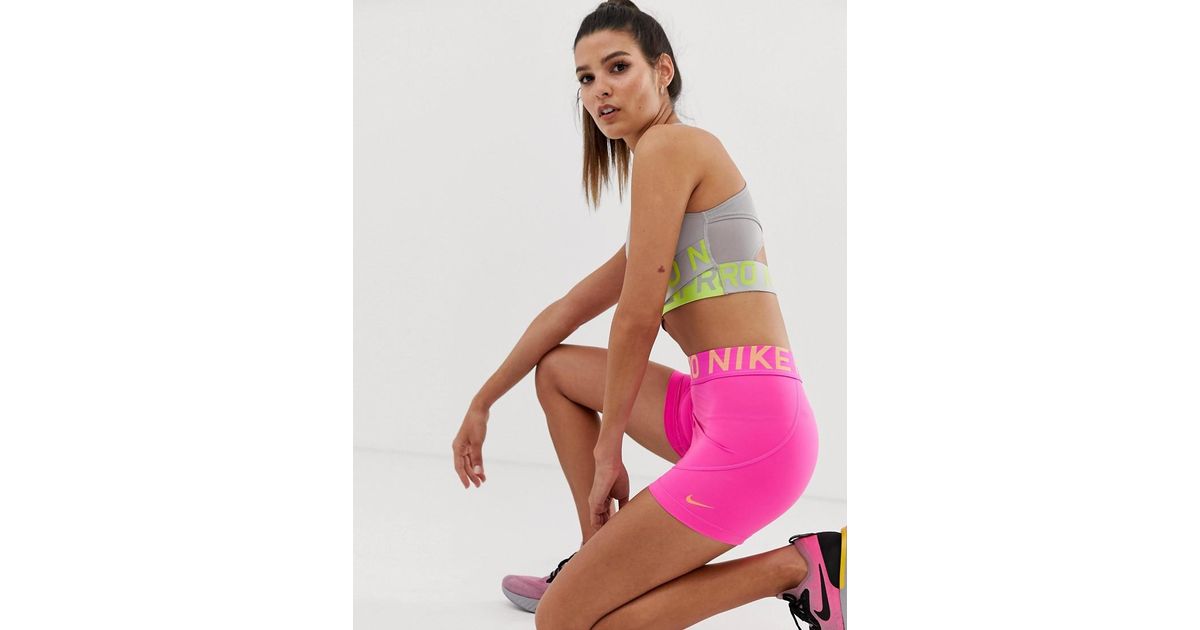 Nike Pro Pink Bra and Spandex Set- Small - $49 (24% Off Retail