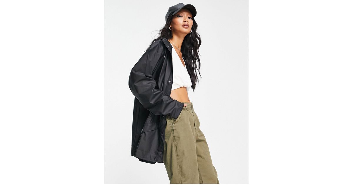 Short cheap waterproof coat
