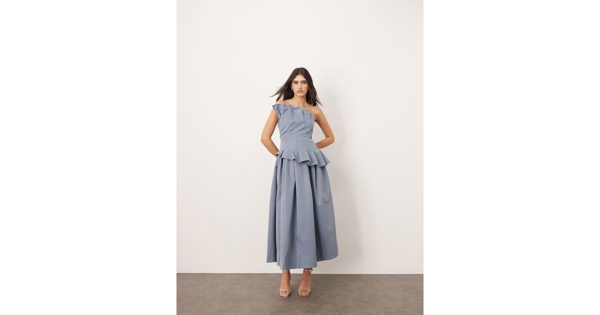 fashion union structured corset midi dress Ophelia Corset Midi Dress main image 1