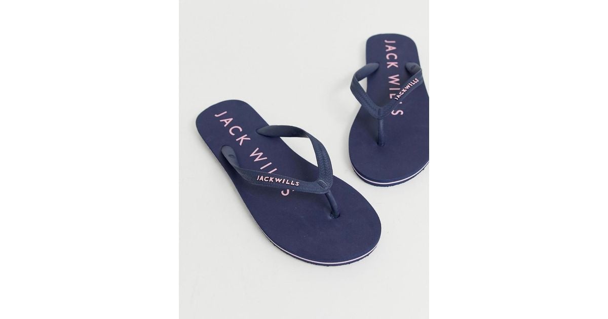 jack wills flip flops