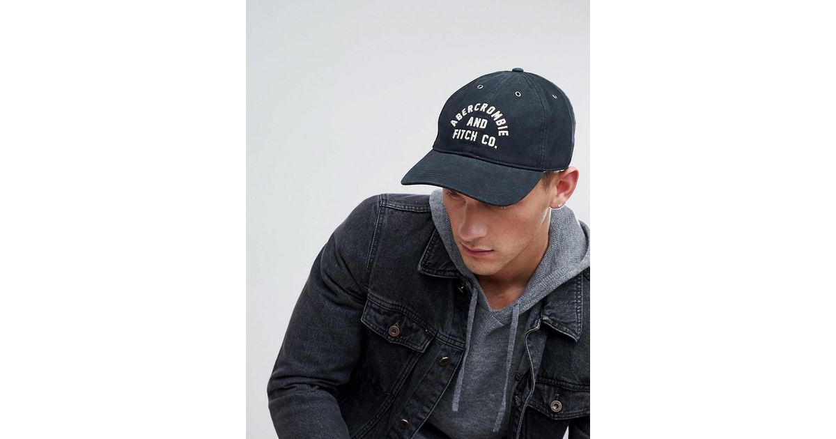 Casquette de baseball avec logo en serg Abercrombie & Fitch pour homme en  coloris Noir | Lyst