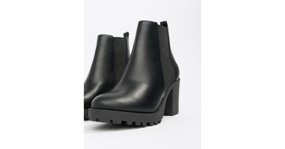 faith black chelsea boots