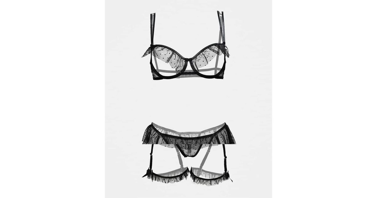 Ann Summers All Mine Crotchless Lingerie Set in White | Lyst UK