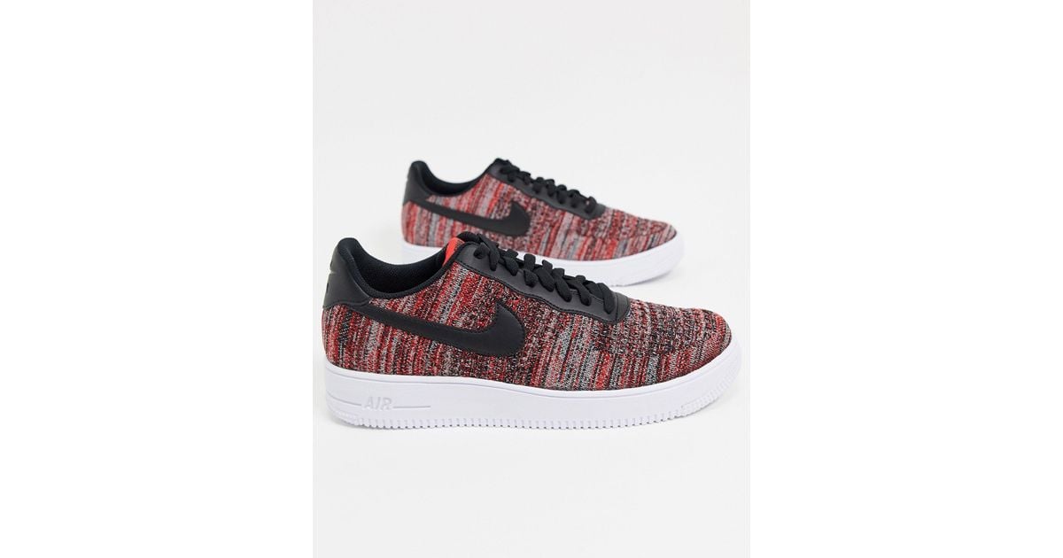 nike air force 1 flyknit 2.0 red