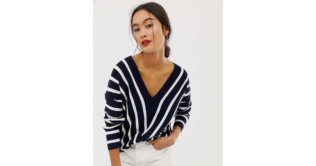 Maglia a righe verticali store