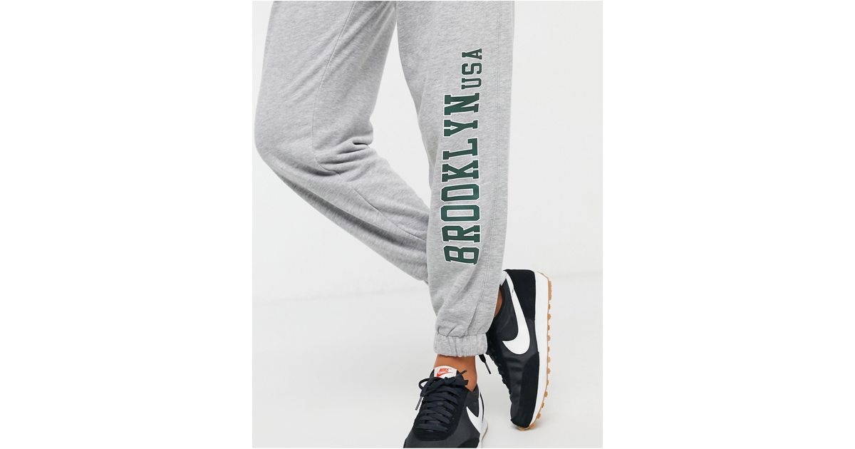 Joggers con stampa \