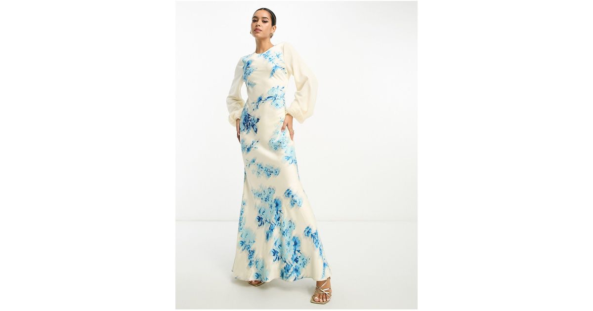 The Atlas Contrast Panel Maxi Dress
