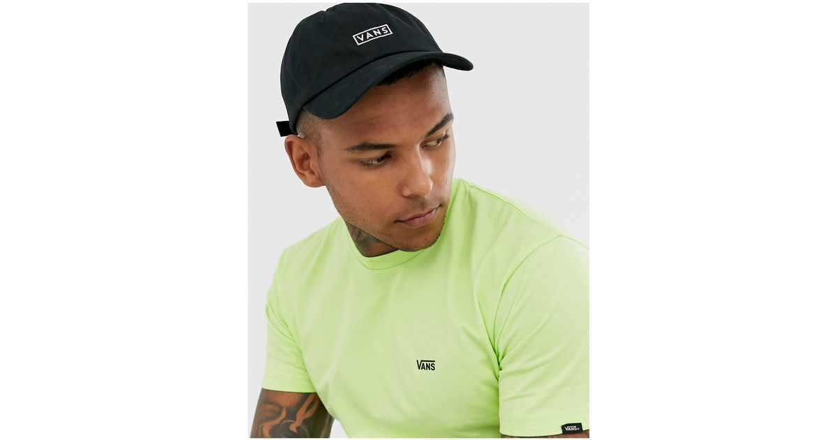 vans curved bill jockey cap