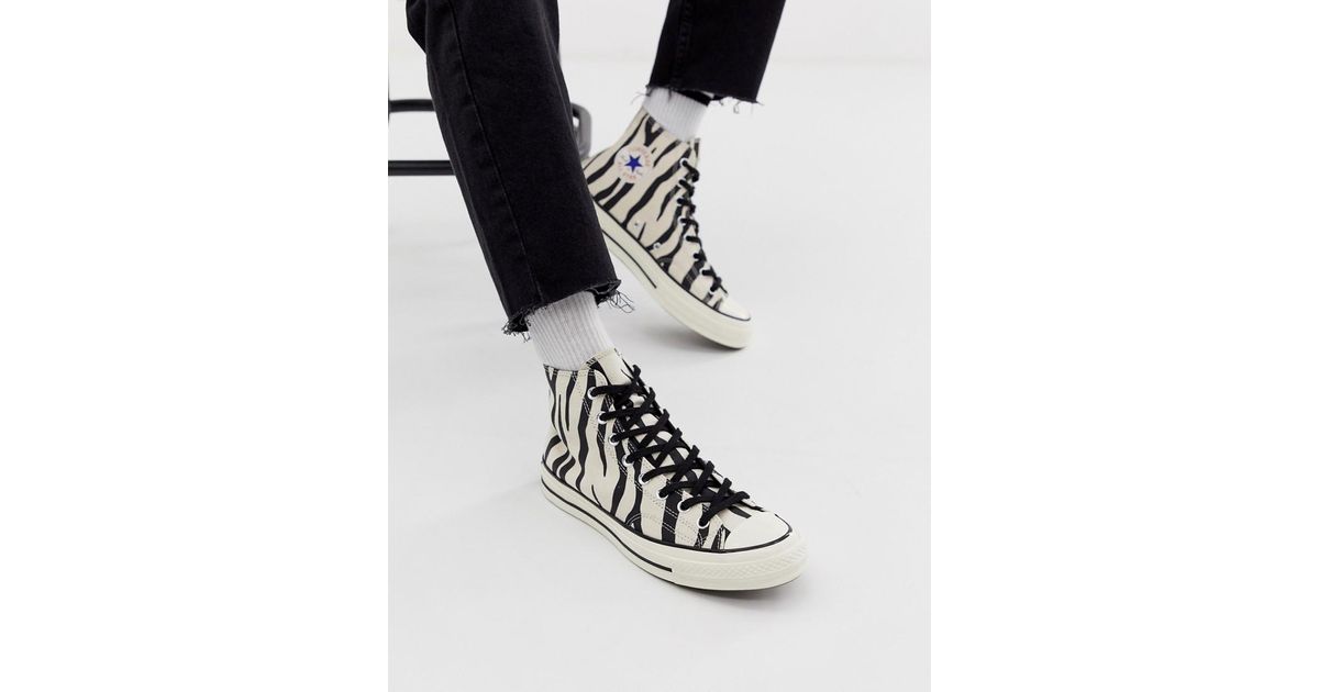 converse zebre pour homme