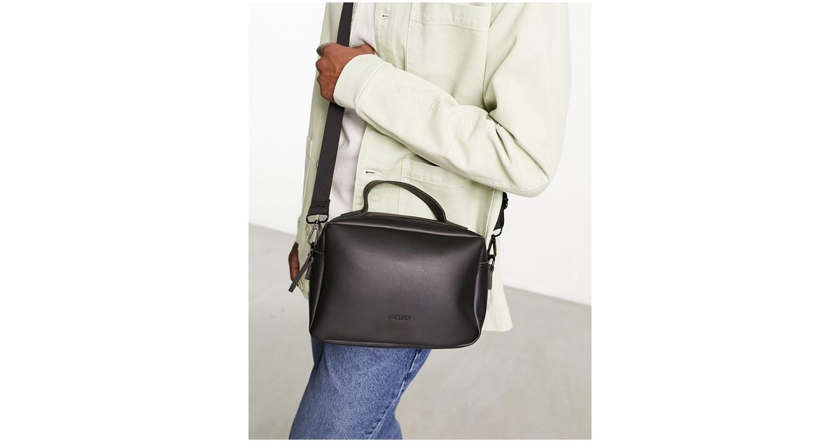 Fenton Structured Cross Body Bag in Black for Men Lyst