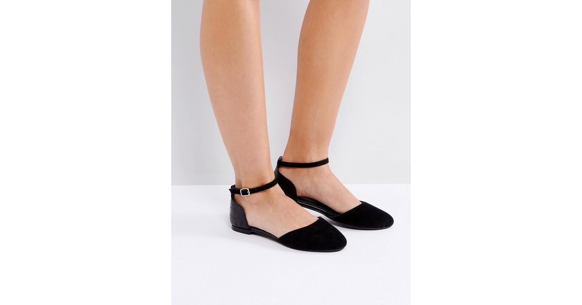 ankle tie shoes flat