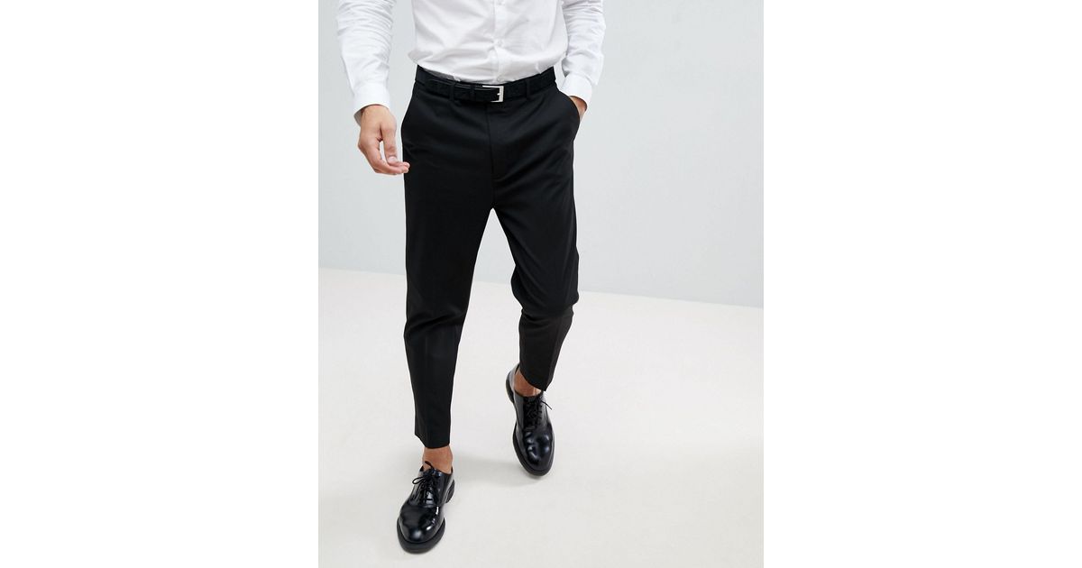 mens smart tapered trousers