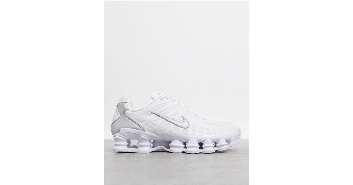 Shox TL Zapatillas Nike de Encaje de color Blanco para hombre | Lyst