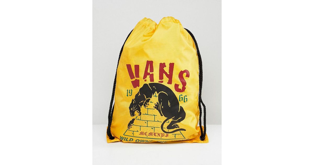 vans yellow bag