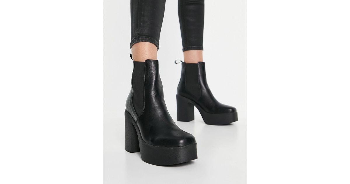 All I Need Chunky Platform Ankle Boots – LAMODA