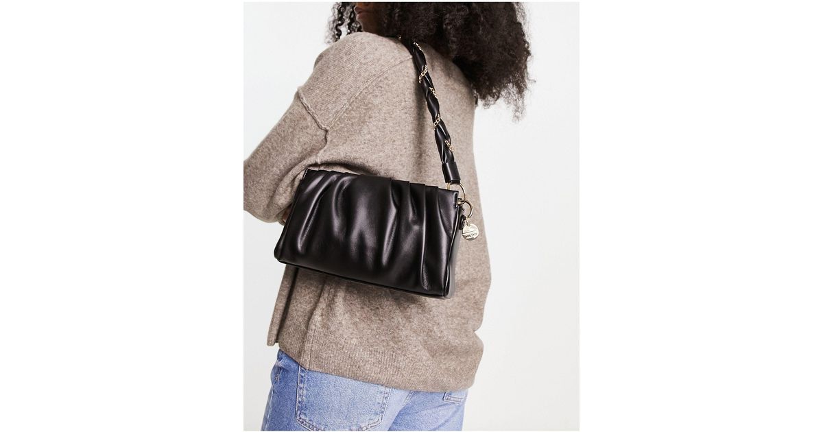 ALDO Shoulder Bag With Twisted Handle in Black Lyst UK