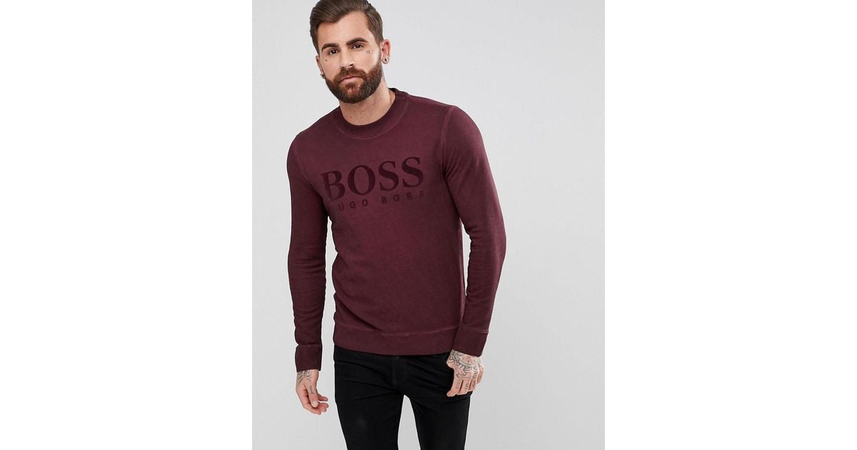 hugo boss velvet jumper