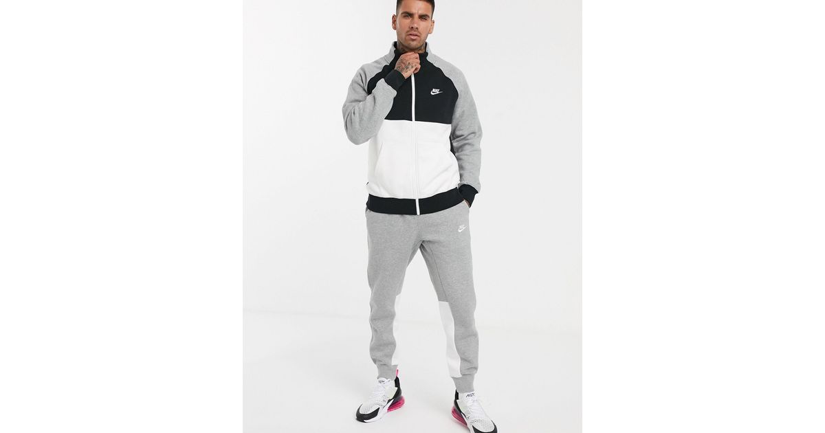 Nike – Trainingsanzug mit Farbblockdesign in Grau für Herren | Lyst DE