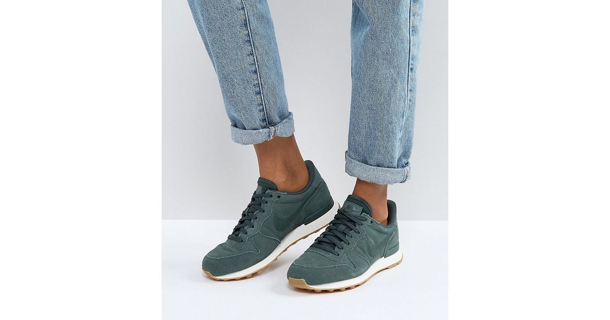 Zapatillas de deporte en verde vintage Internationalist de Nike de color Verde Lyst