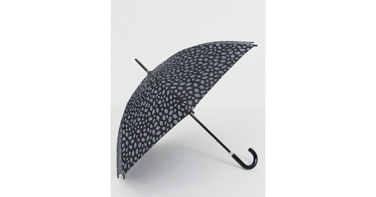 Radley Umbrellas Scattered Floral Black