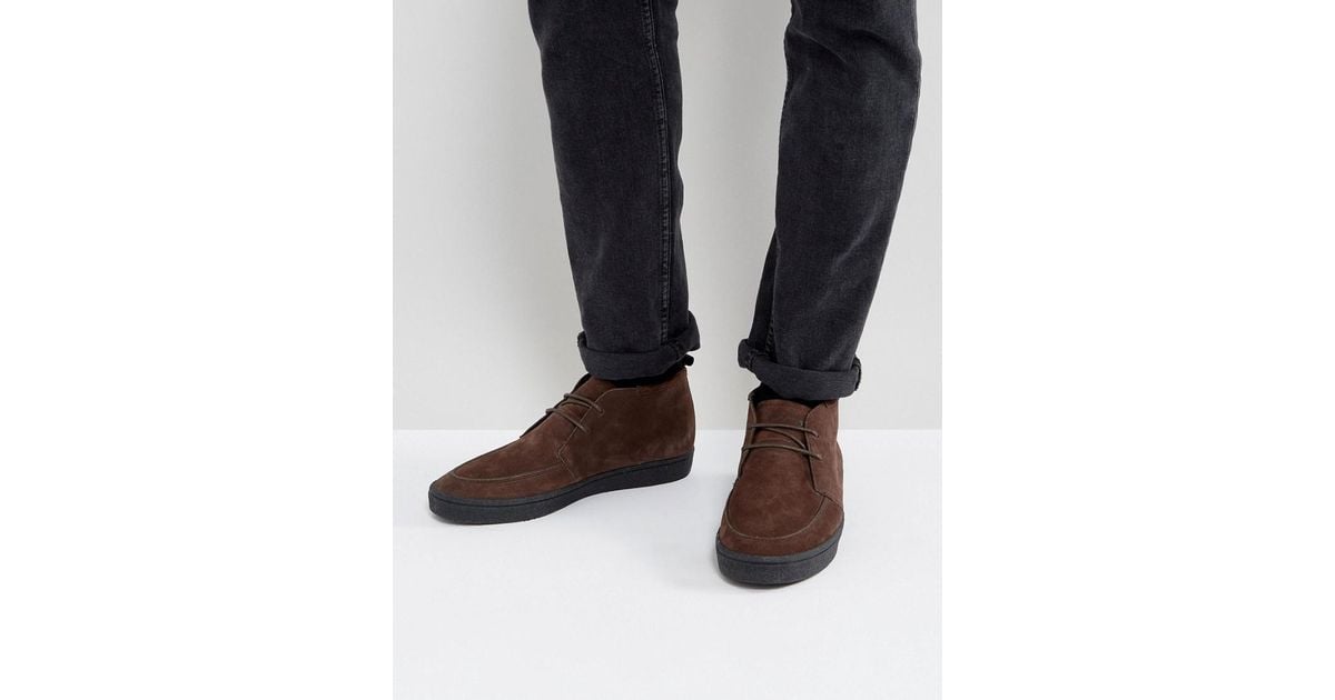 Fred Perry Shields Mid Suede Crepe 