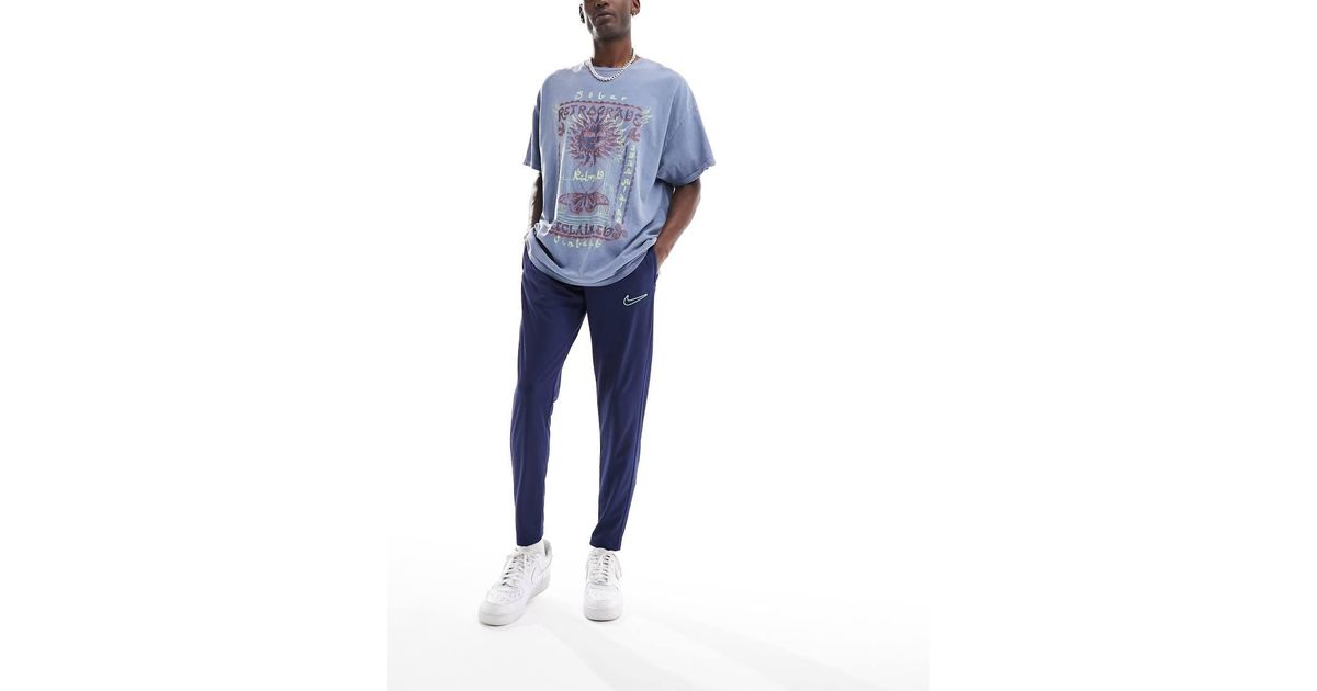 Nike football academy joggers in navy hotsell